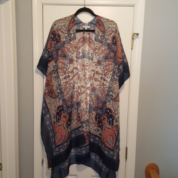 Moss Rose Tops - Moss Ross Kimono Style or Beach Cover up